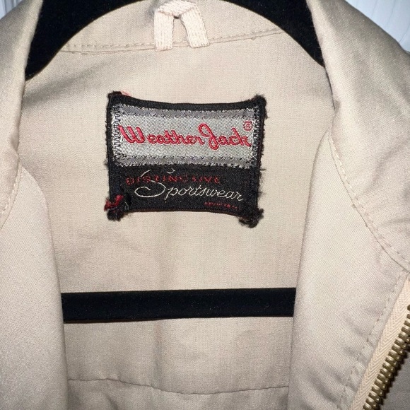 Vintage Weather Jack Track Neutral Lightweight Windbreaker Jackek - Picture 2 of 5